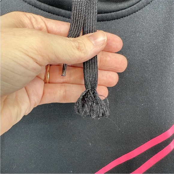 Nike Black Hoodie with Vibrant Pink Logo - Picture 7 of 10